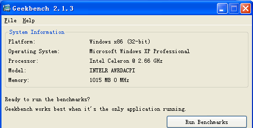 GeekBench v5.2.6