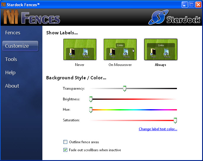 Stardock Fences桌面图标管理工具 v3.0.9
