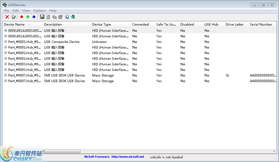 USBDeview v2.90
