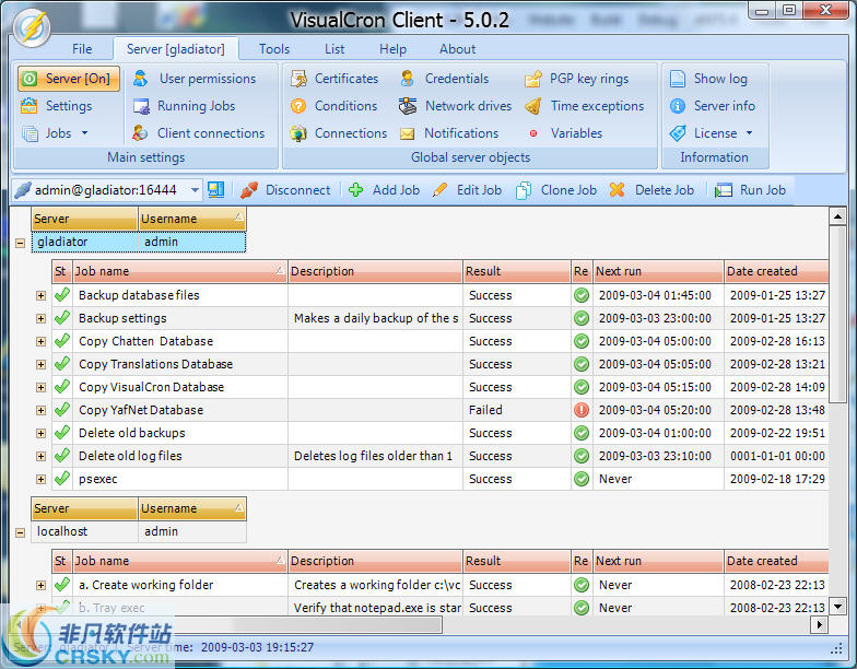VisualCron v9.2.9