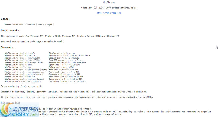 mbrfix.exe v1.87