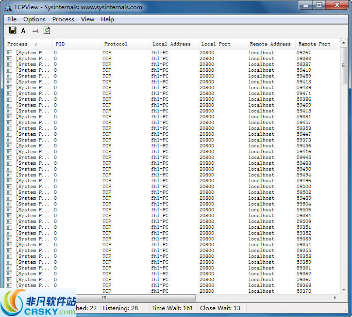 TCPView v3.10