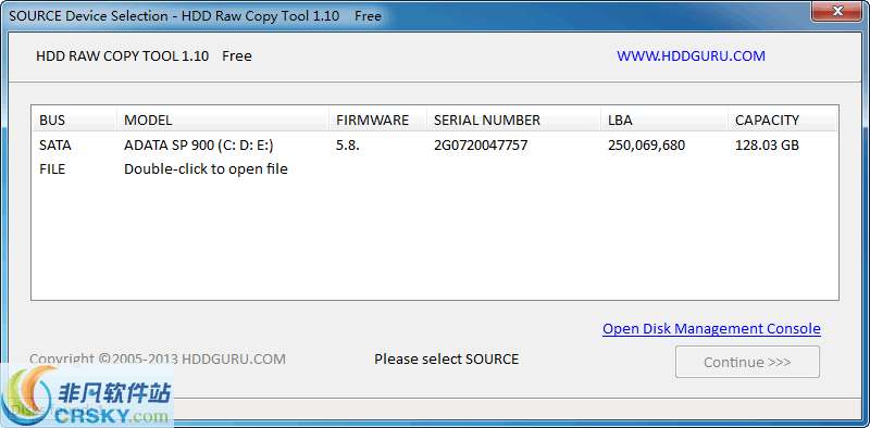 HDD Raw Copy Tool v1.14