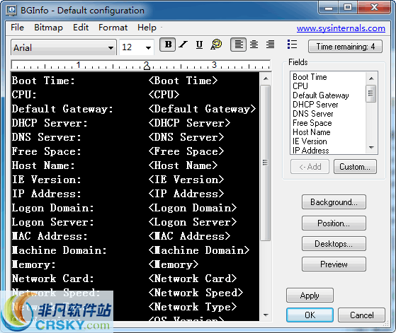 BGInfo v4.33
