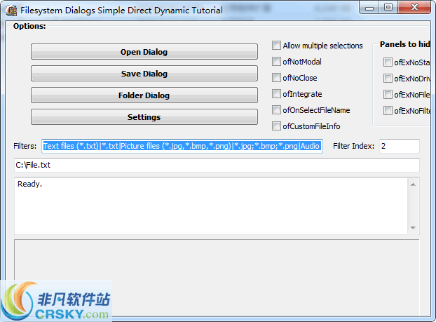 Filesystem Dialogs Library v2.1.3.6268