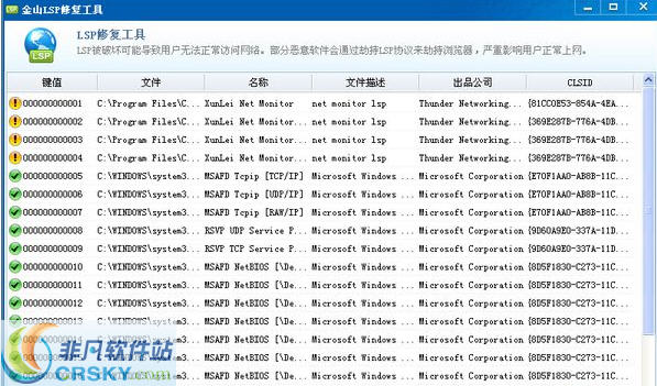 金山LSP修复工具 v2.4