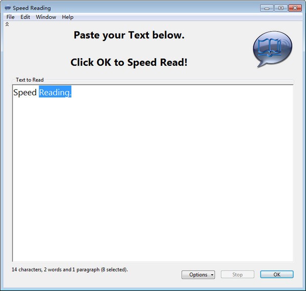 Speed Reading(快速阅读软件) v1.5