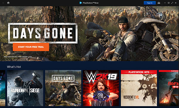 PlayStation Now(索尼云游戏平台) v3.69