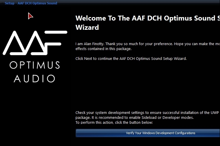 AAF DCH Optimus Audio音频驱动 v10.6.2329.9392