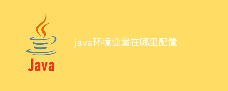 java环境变量在哪里配置